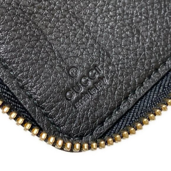 Auth GUCCI Soho 291102 Black Leather - Long Wallet - Picture 4 of 6